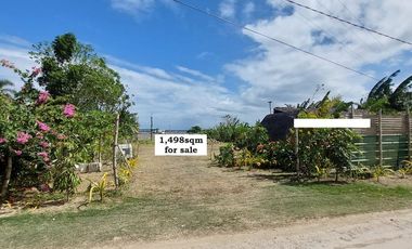 1498sqm seaview lot at Calatagan , Batangas along Brgy road