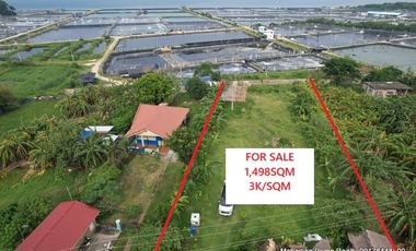 1498sqm seaview lot at Calatagan , Batangas along Brgy road