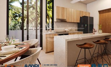 Departamento de 2 recámaras a 3 calles de la playa de Chelem