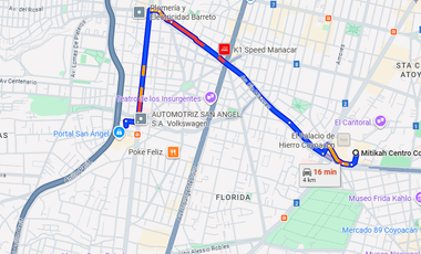 URBAN TOWN , DEPARTAMENTO ENTREGA INMEDIATA EN UNA DE LAS MEJORES ZONAS DE LA CDMX, ALCALDIA ALVARO OBREGON SAN ANGEL Boulevard Adolfo López Mateos 18