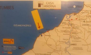 FRENTE AL MAR - TERRENO EN ZORRITOS - TUMBES - PLAYA BOCAPÁN - FRENTE A PLAYA - PRECIO NEGOCIABLE