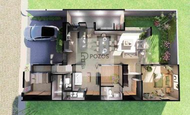 Conjunto Residencial de Casas de 1 Planta en Metepec