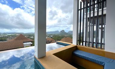 2-Bedroom, 2-Bathroom Pool Villa with Sea View on the Hillside in Ao Nang, Krabi