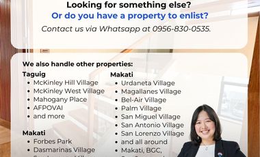 FOR SALE: McKinley West Village 5 Bedroom in Taguig City near BGC (Direct Buyers Only) McKinley Hill Village, Forbes Park, Dasmarinas Village, AFPOVAI