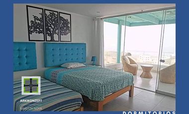 CASA DE PLAYA HERMOSA VISTA AL MAR