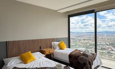 Renta, Departamento de 123 m2 con amplias y confortables áreas, ubicado en Balcones coloniales