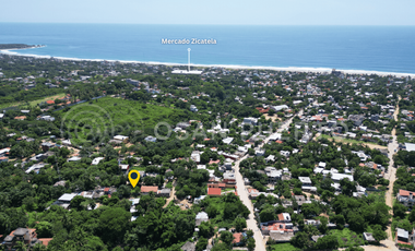 Se Vende Terreno con escritura pública en la zona alta de Lázaro, cerca de Playa Zicatela