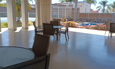 FURNISHED HOUSE FOR RENT IN AJIJIC with pool, tenis court, gym, garden and security 24/7