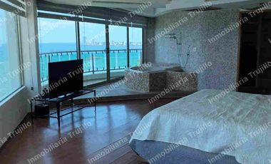 RENTO DEPARTAMENTO PENT HOUSE AMUEBLADO CERCA DE MALECON DE VERACRUZ Y DEL ACUARIO