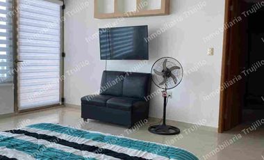 RENTO DEPARTAMENTO PENT HOUSE AMUEBLADO CERCA DE MALECON DE VERACRUZ Y DEL ACUARIO