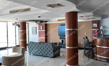 RENTO DEPARTAMENTO PENT HOUSE AMUEBLADO CERCA DE MALECON DE VERACRUZ Y DEL ACUARIO