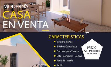 VENTA DE CASA NUEVA EN FUNDADORES