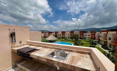 🏡 *ESTRENA CASA EQUIPADA CON ROOF GARDEN EN COND CON ALBERCA Y SEGURIDAD 24 HRS* ‼️