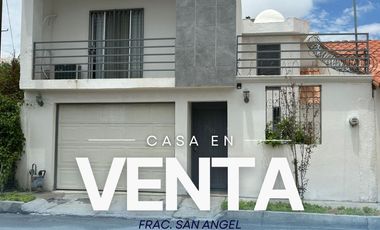 CASA EN VENTA FRAC SAN ANGEL