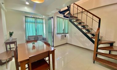 Affordable Furnished Loft type condo unit for rent in Mabolo Garden Flats Cebu City with Parking