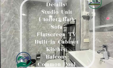 Studio Unit for Rent in Horizon Tower, Located at Angeles City, Pampanga/Near SM City Clark