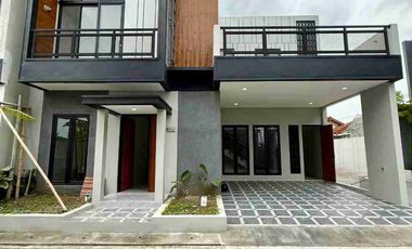 RUMAH MODERN SCANDINAVIAN 2 LANTAI ELEGAN DALAM PERUMAHAN DI POTORONO BANGUNTAPAN