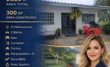 SE VENDE HERMOSA FINCA PEQUEÑA EN LA VEREDA LA TRINIDAD.