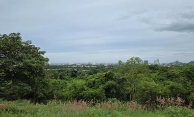 Sea View 4 Rai (6400 sq.m.) Land Plot near mountain for Sale at Huahin Soi 88, Price 8 M Baht per rai