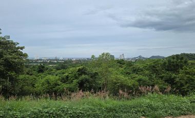 Sea View 4 Rai (6400 sq.m.) Land Plot near mountain for Sale at Huahin Soi 88, Price 8 M Baht per rai