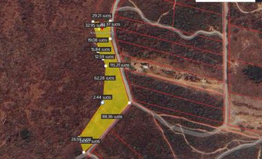 Sea View 4 Rai (6400 sq.m.) Land Plot near mountain for Sale at Huahin Soi 88, Price 8 M Baht per rai