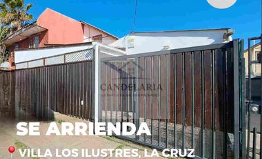 SE ARRIENDA CASA EN VILLA LOS ILUSTRES, LA CRUZ