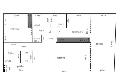 Santa Úrsula Xitla Tlalpan Departamento en Renta