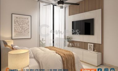 Departamento de 2 recámaras en Temozon Norte - Preventa agosto 2026