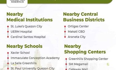 Modern 2 Bedroom For Sale in San Juan near LaSalle, Xavier, MRT3, Cubao, Greenhills, LRT2, Ortigas, Mandaluyong, U-Belt