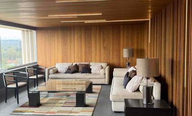 Rento departamento amueblado 346m 3 recámaras cuarto tele cuarto servicio