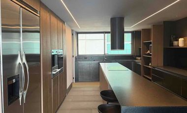 Rento departamento amueblado 346m 3 recámaras cuarto tele cuarto servicio