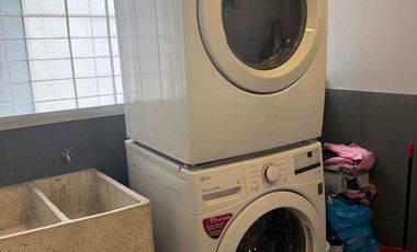 Rento departamento amueblado 346m 3 recámaras cuarto tele cuarto servicio