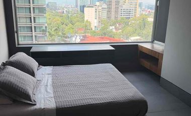 Rento departamento amueblado 346m 3 recámaras cuarto tele cuarto servicio