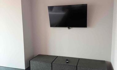 Rento departamento amueblado 346m 3 recámaras cuarto tele cuarto servicio