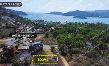 LOTE EN LA ROPA ZIHUATANEJO