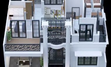 RUMAH CLASIC MODERN 3 KAMAR DEPAN MALL MBK KEDATON