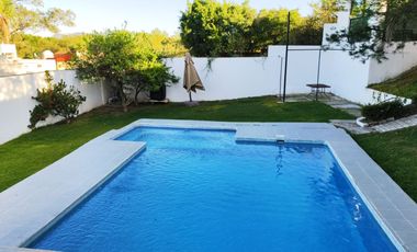 CASA DE CAMPO EN COTO CARRETERA A CHAPALA 4 RECS TERRAZAS Y ALBERCA.