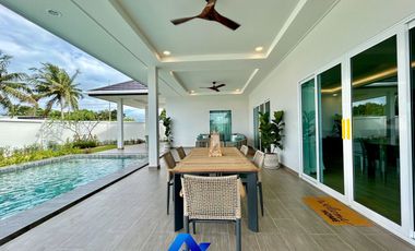 Brand New Luxury Modern Pool Villa with Fully Furnished At Hua Hin Soi 112 For Sale