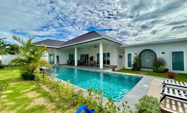 Brand New Luxury Modern Pool Villa with Fully Furnished At Hua Hin Soi 112 For Sale