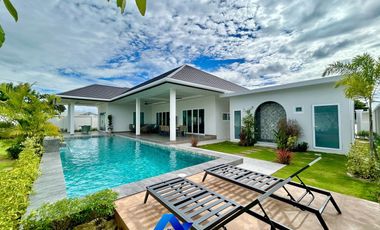Brand New Luxury Modern Pool Villa with Fully Furnished At Hua Hin Soi 112 For Sale