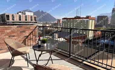 DEPARTAMENTO DE 1 RECÁMARA, 1 BAÑO, TERRAZA CON VISTA AL CERRO DE LA SILLA