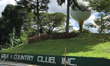 VALLEY GOLF HILLS SUBD: LOT FOR SALE: 1,974 sqm, facing golf course, P15,200/sqm, gross price P30M only