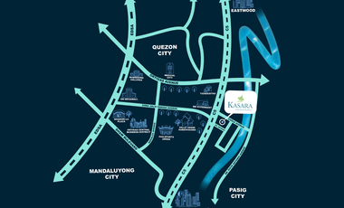 1 bedroom CONDO FOR SALE in  Kasara Urban resorts and residences Brgy. Ugong Pasig City