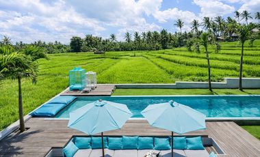 LEASEHOLD | LUXURY 5-BEDROOM VILLA WITH RICE FIELD VIEWS - TANAH LOT