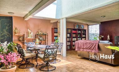 CASA EN RENTA EN HÉROES 1910, TLALPAN, RODEADA DE BOSQUE