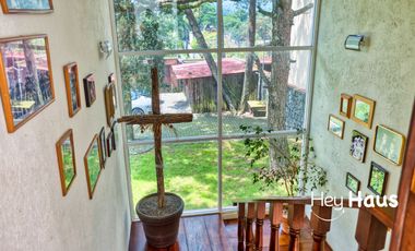 CASA EN RENTA EN HÉROES 1910, TLALPAN, RODEADA DE BOSQUE