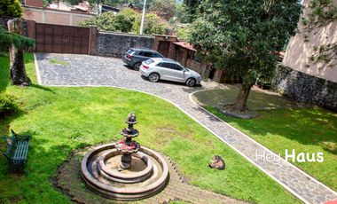 CASA EN RENTA EN HÉROES 1910, TLALPAN, RODEADA DE BOSQUE