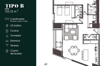 🏡 Departamento en venta en Guadalajara | 2 recámaras, 135 m²