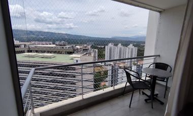 Apartaestudio amoblado en Condominio Gaira con aire acondicionado y zona social completa – Floridablanca