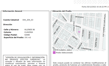CASA EN REMATE EN I ALLENDE CLAVERIA AZCAPOTZALCO CDMX